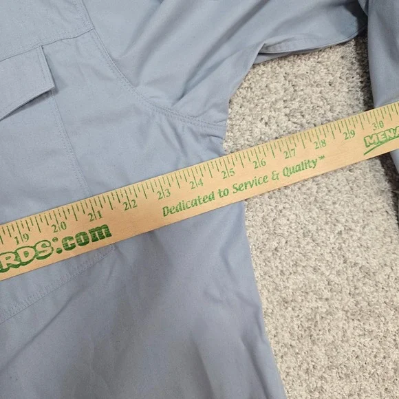 Arborwear‎ Shirt Mens 2XL Double Pocket Long sleeve Tree Climb blue outdoor - Picture 8 of 10